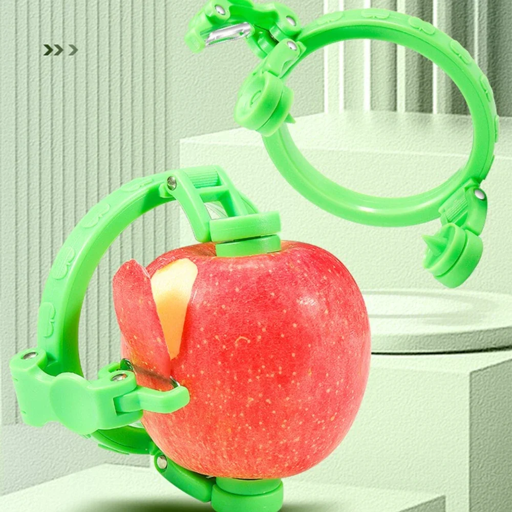 Kitchen Gadgets Gift Ideas - 휴대용 회전식 사과 껍질 벗기기 스파이럴