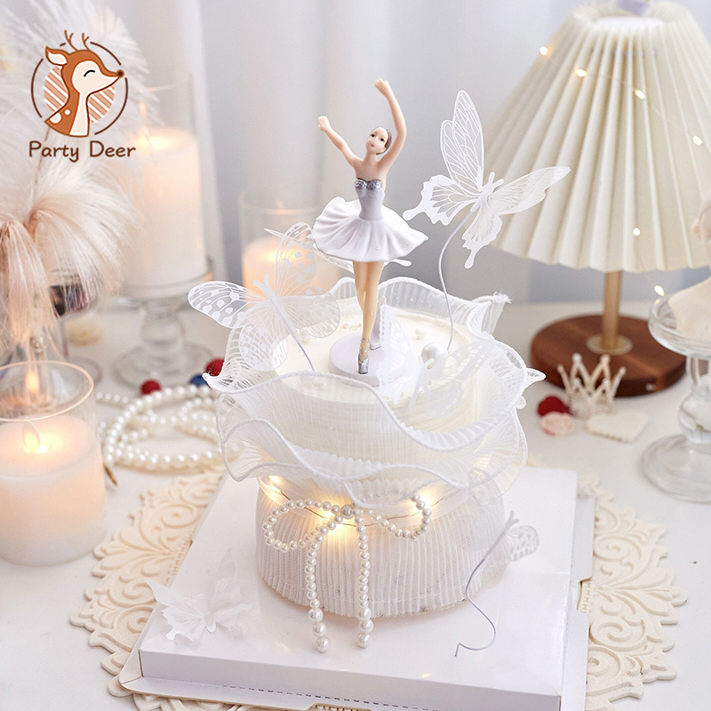 Cake Decorating Turntable - 로타리 턴테이블 발레리나 입상 케이크 장식