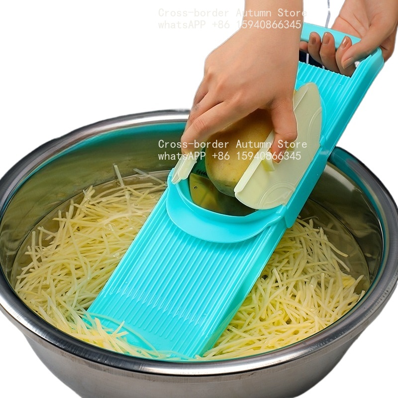 Korean Kitchen Gadgets - 휴대용 야채 강판 감자 슬라이서 다기능