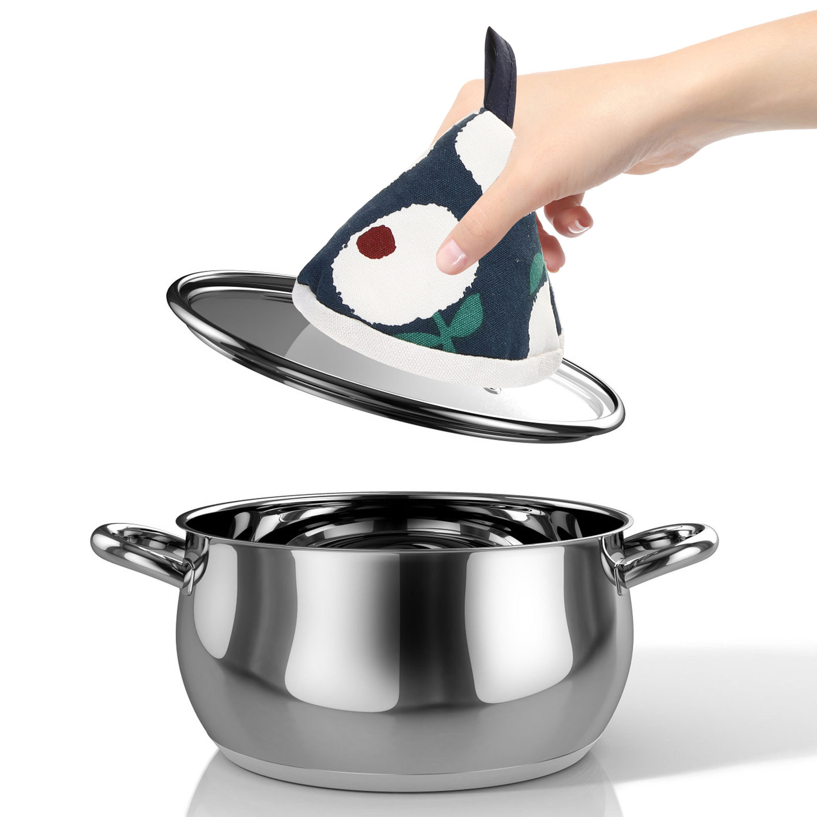 Kitchen Gadgets Gift Ideas - 4개입 삼각형 냄비 뚜껑 손잡이 커버,