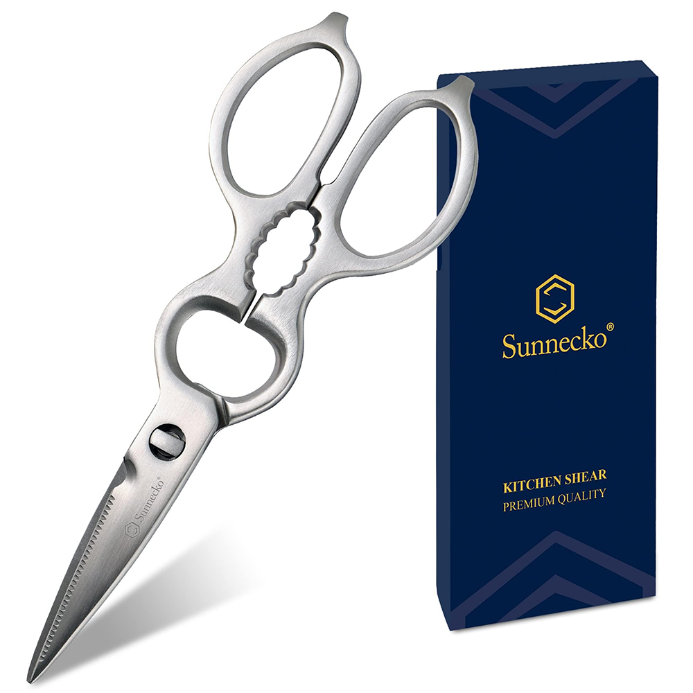 Kitchen Gadgets Cool - Sunnecko 스테인리스 스틸 주방 가위, 매우