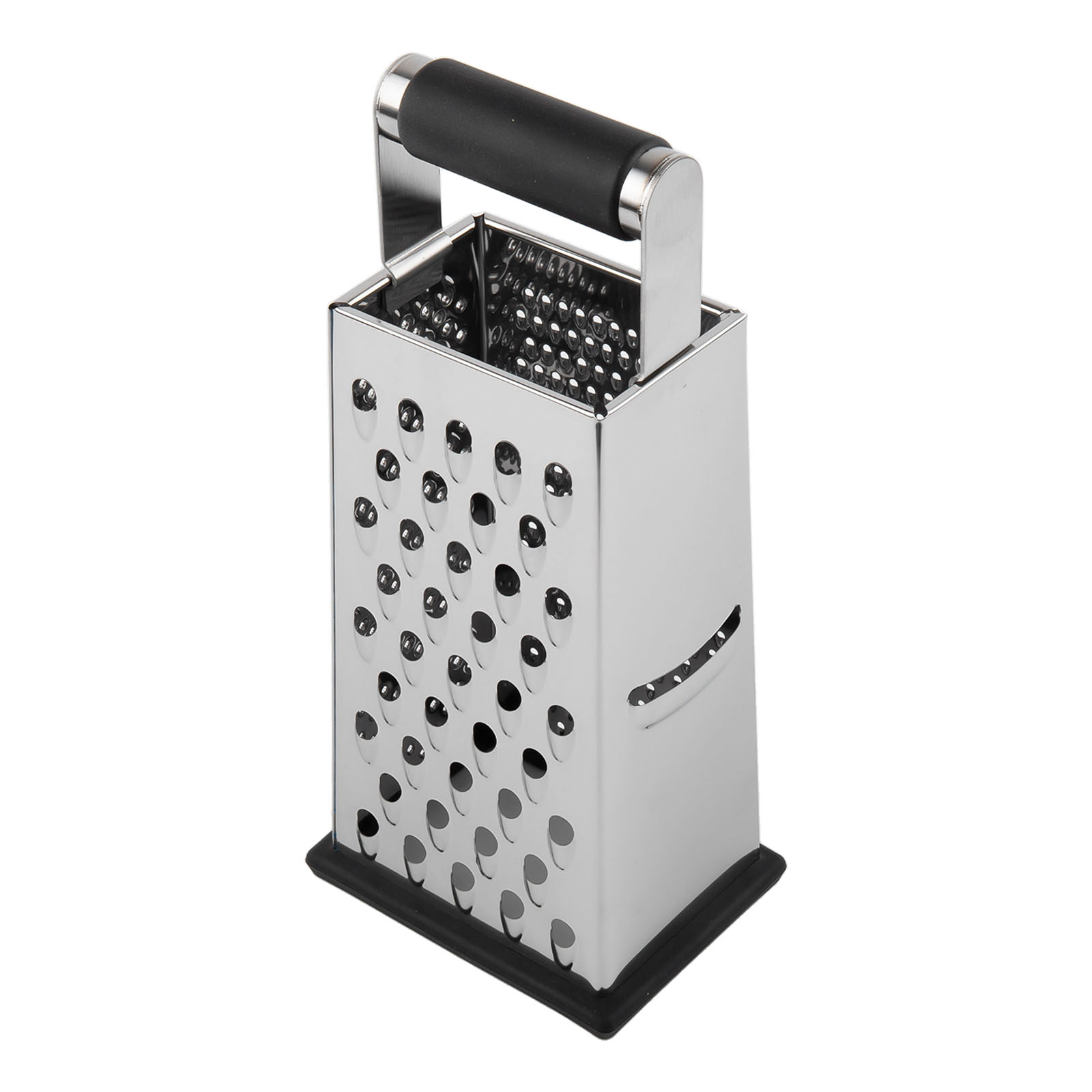 Cheese Grater Box - 4면 스테인리스 스틸 박스형 강판, 손잡이가