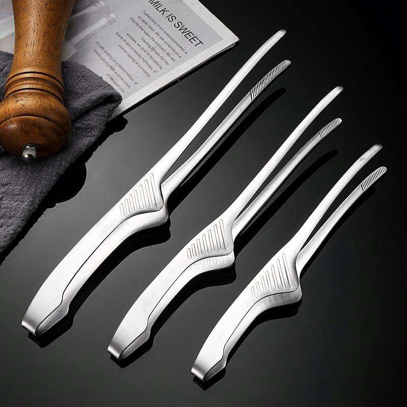 Korean Kitchen Gadgets - 1/2/5Pcs 스테인레스 스틸 음식 집게 한국식
