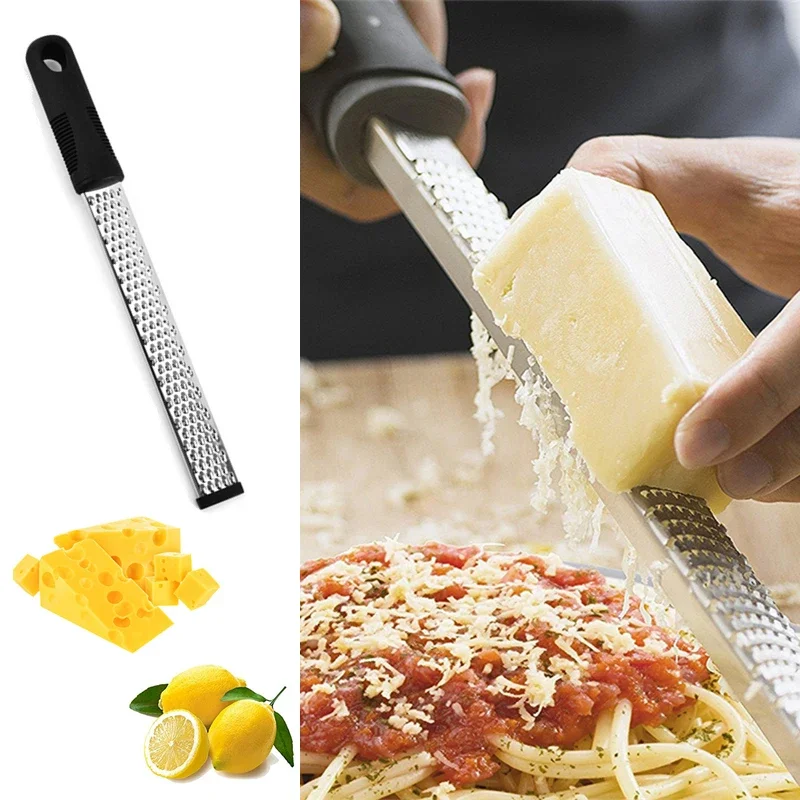 Cheese Grater Box - 스테인레스 스틸 치즈 강판 슬라이서 레몬