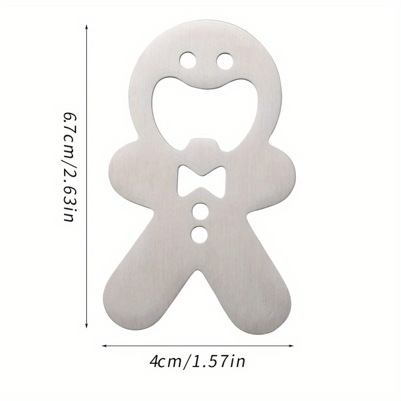 진저브레드맨 병따개 스테인리스 스틸 맥주 병따개 크리스 - Kitchen Gadgets For Men 리뷰 및 가격