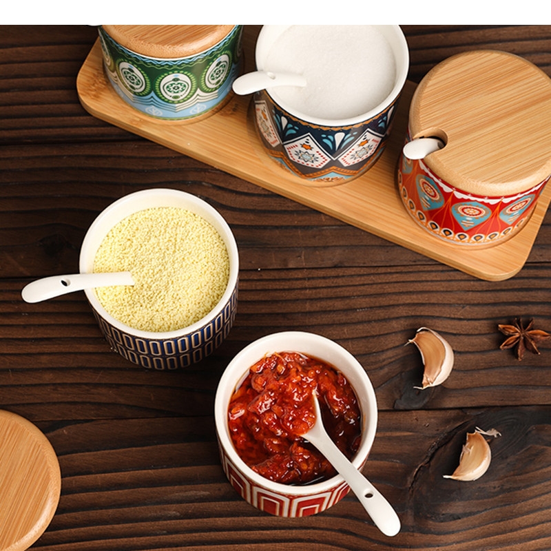 세라믹 조미료 항아리 세트 주방 향신료 보관 소금 후추 - Korean Kitchen Gadgets 리뷰 및 가격