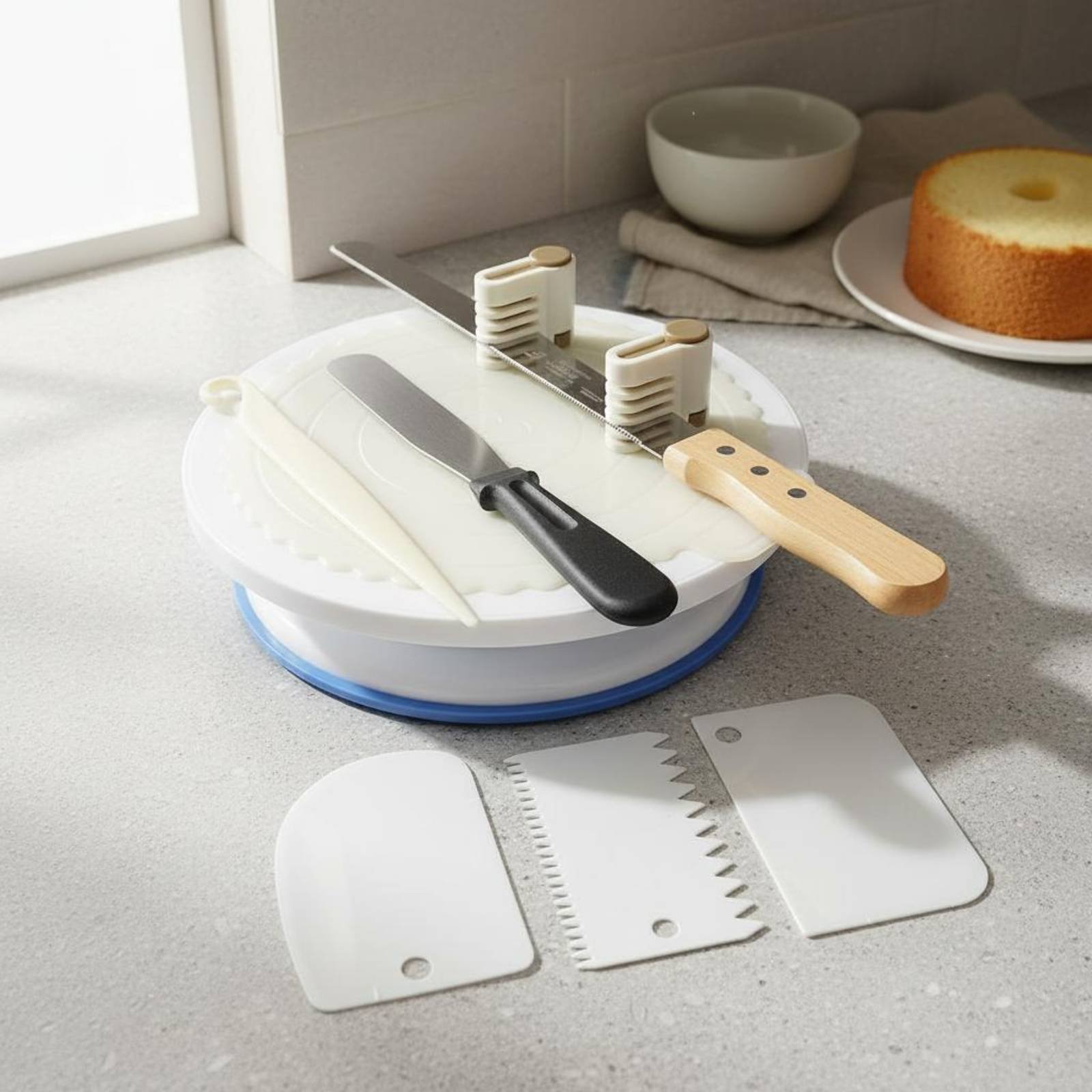 케이크 턴테이블 및 데코레이팅 세트 스테인리스 스틸 스 - Cake Decorating Turntable 리뷰 및 가격