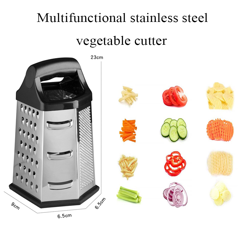 전문 상자 강판 스테인레스 스틸 6면 다목적 야채 커터 - Cheese Grater Box 리뷰 및 가격
