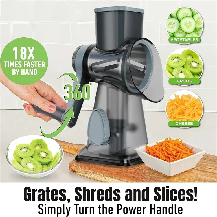 2025 3-in-1 회전식 치즈 강판 다기능 수동 야 - Cheese Grater Box 리뷰 및 가격