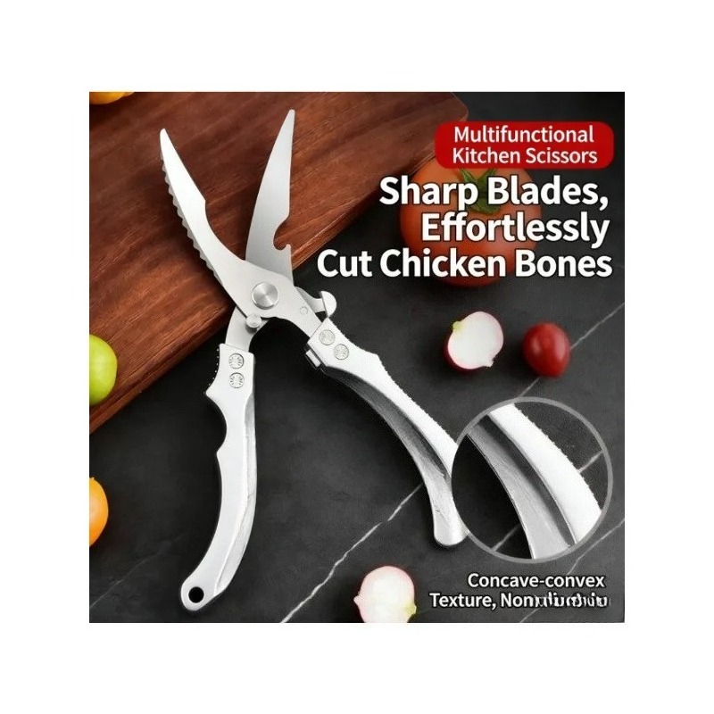 다목적 강력 가위 고급 스테인리스 치킨 가위 초강력 가 - Kitchen Gadgets Cool 리뷰 및 가격