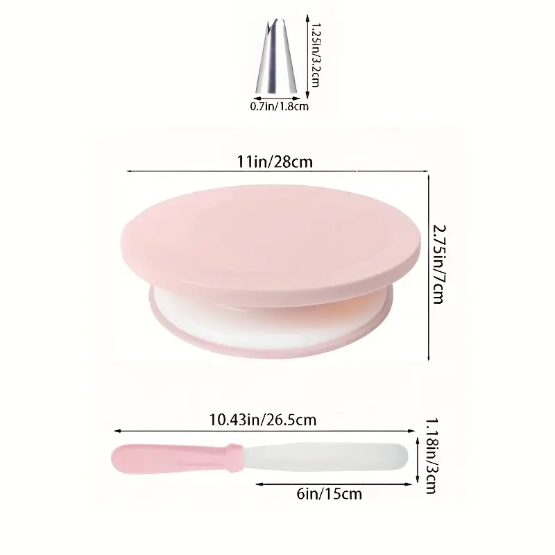 32종 케이크 데코레이션 키트 (회전판, 파이핑 팁 포 - Cake Decorating Turntable 리뷰 및 가격