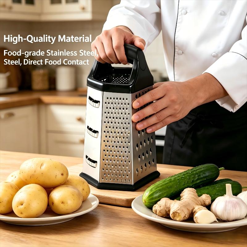 6면 스테인리스 스틸 박스형 강판 다기능 수동 슬라이서 - Cheese Grater Box 리뷰 및 가격