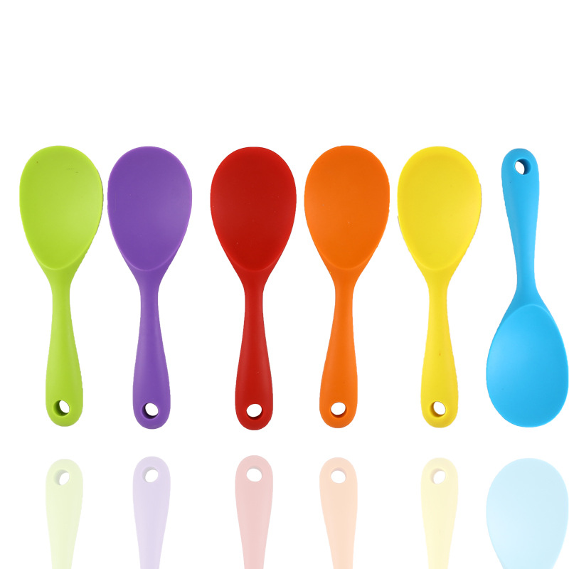 1Pcs 실리콘 스푼 비 스틱 요리 스푼 Anti-sc - Kitchen Gadgets Cool 리뷰 및 가격