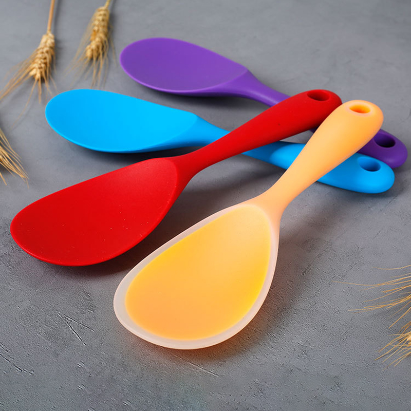 1Pcs 실리콘 스푼 비 스틱 요리 스푼 Anti-sc - Kitchen Gadgets Cool 리뷰 및 가격
