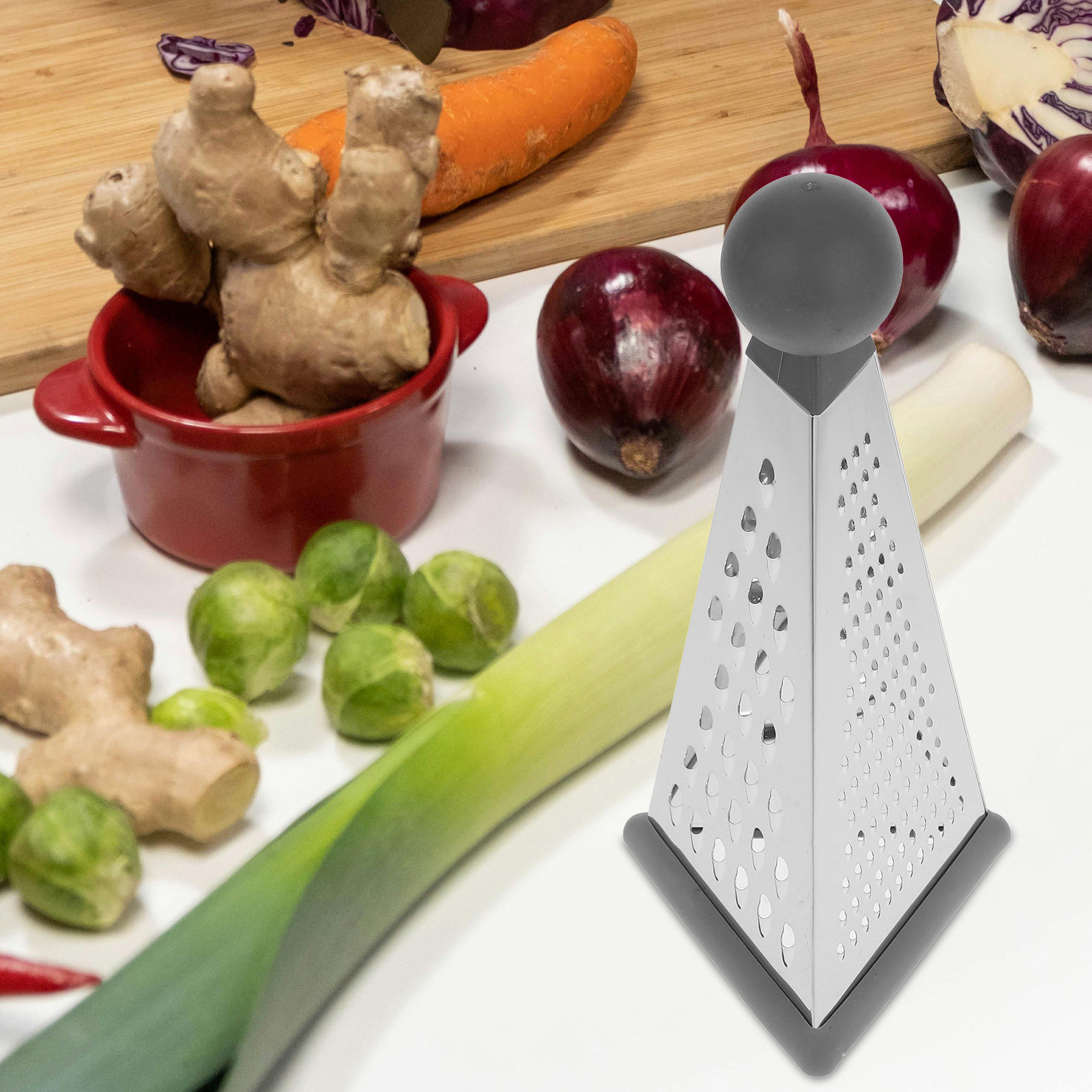 스테인리스 스틸 삼각형 치즈 강판 다용도 주방 도구 ( - Cheese Grater Box 리뷰 및 가격