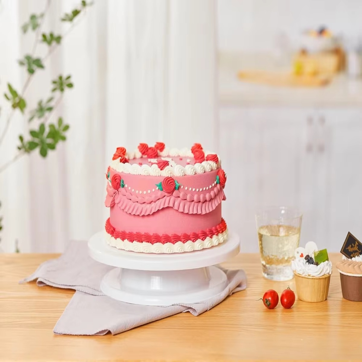 안정적인 미끄럼 방지 케이크 턴테이블 회전식 데코레이팅 - Cake Decorating Turntable 리뷰 및 가격