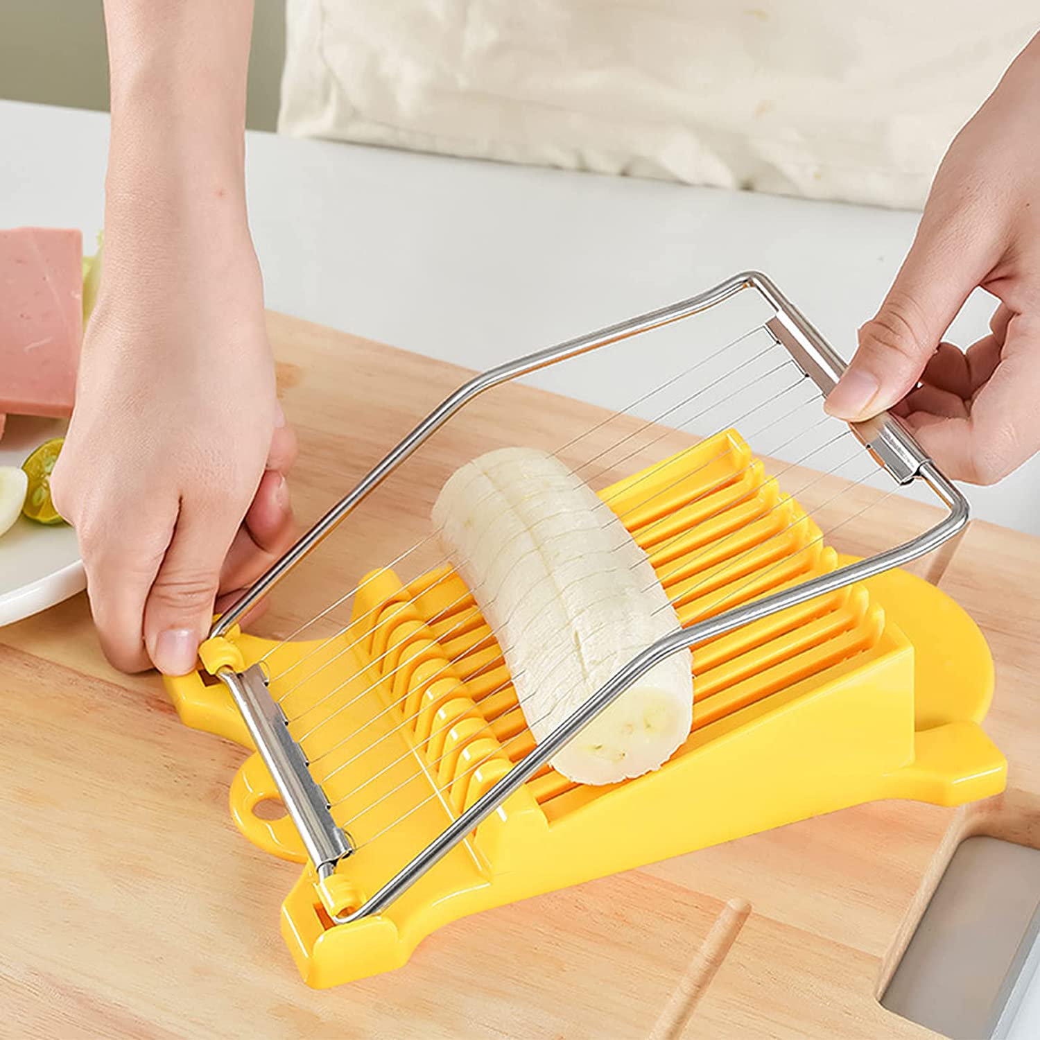 오찬 고기 계란 커터 스테인레스 스틸 다기능 식품 바나 - Cheese Grater Box 리뷰 및 가격