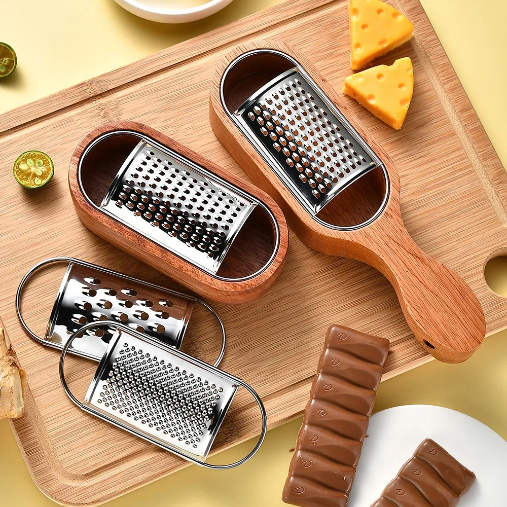나무 용기 포함 치즈 강판, 304 스테인리스 스틸 치 - Cheese Grater Box 리뷰 및 가격