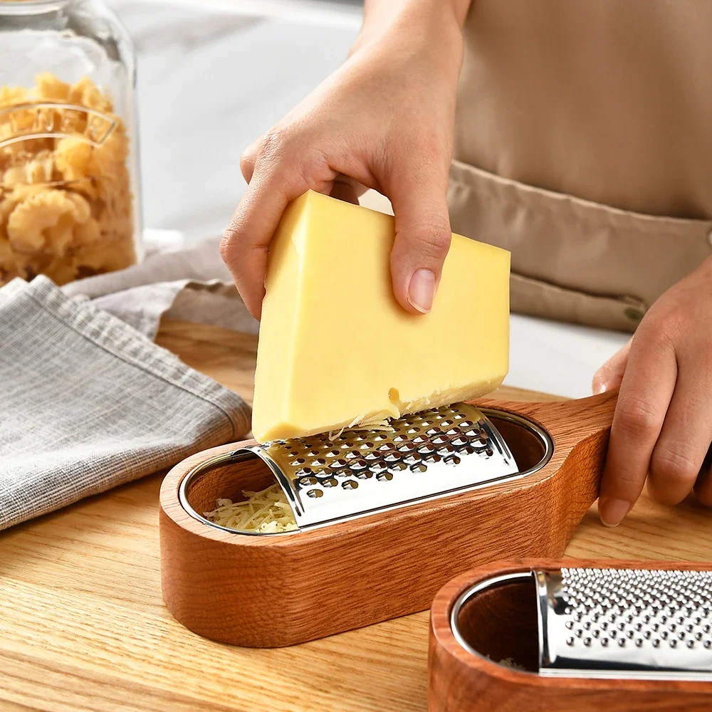 나무 용기 포함 치즈 강판, 304 스테인리스 스틸 치 - Cheese Grater Box 리뷰 및 가격
