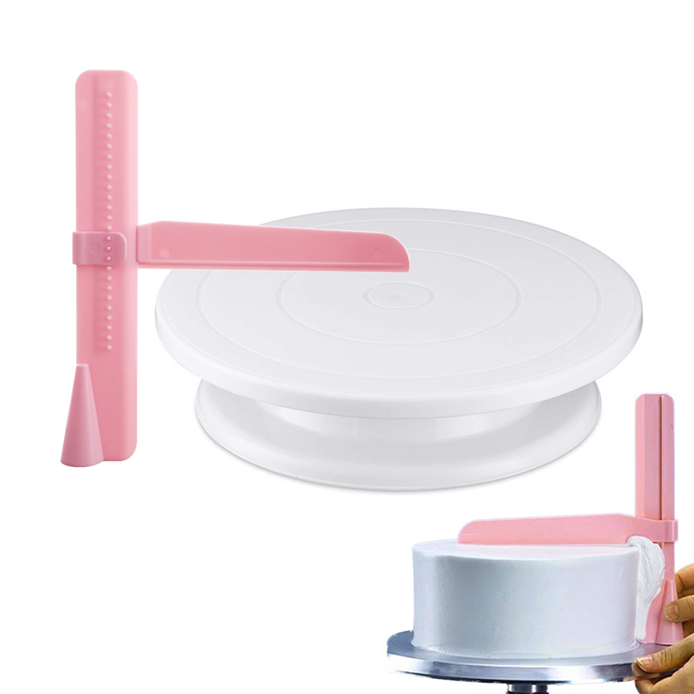 플라스틱 케이크 턴테이블 주방 베이킹 도구 세트 장식  - Cake Decorating Turntable 리뷰 및 가격