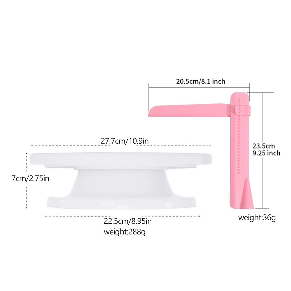 플라스틱 케이크 턴테이블 주방 베이킹 도구 세트 장식  - Cake Decorating Turntable 리뷰 및 가격