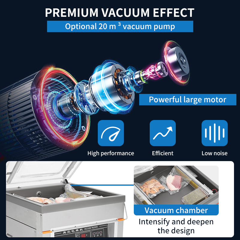 DZ-500 수직형 단일 챔버 식품 진공 포장기 반자동 - Food Vacuum Sealer 리뷰 및 가격