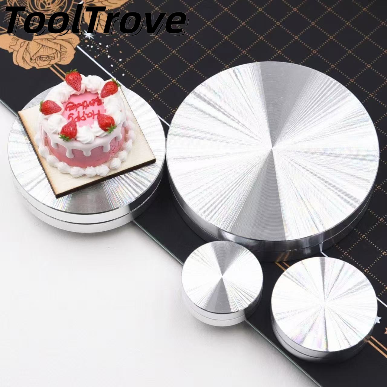 미니어처 알루미늄 턴테이블 - 가벼운 점토 조각용 회전 - Cake Decorating Turntable 리뷰 및 가격
