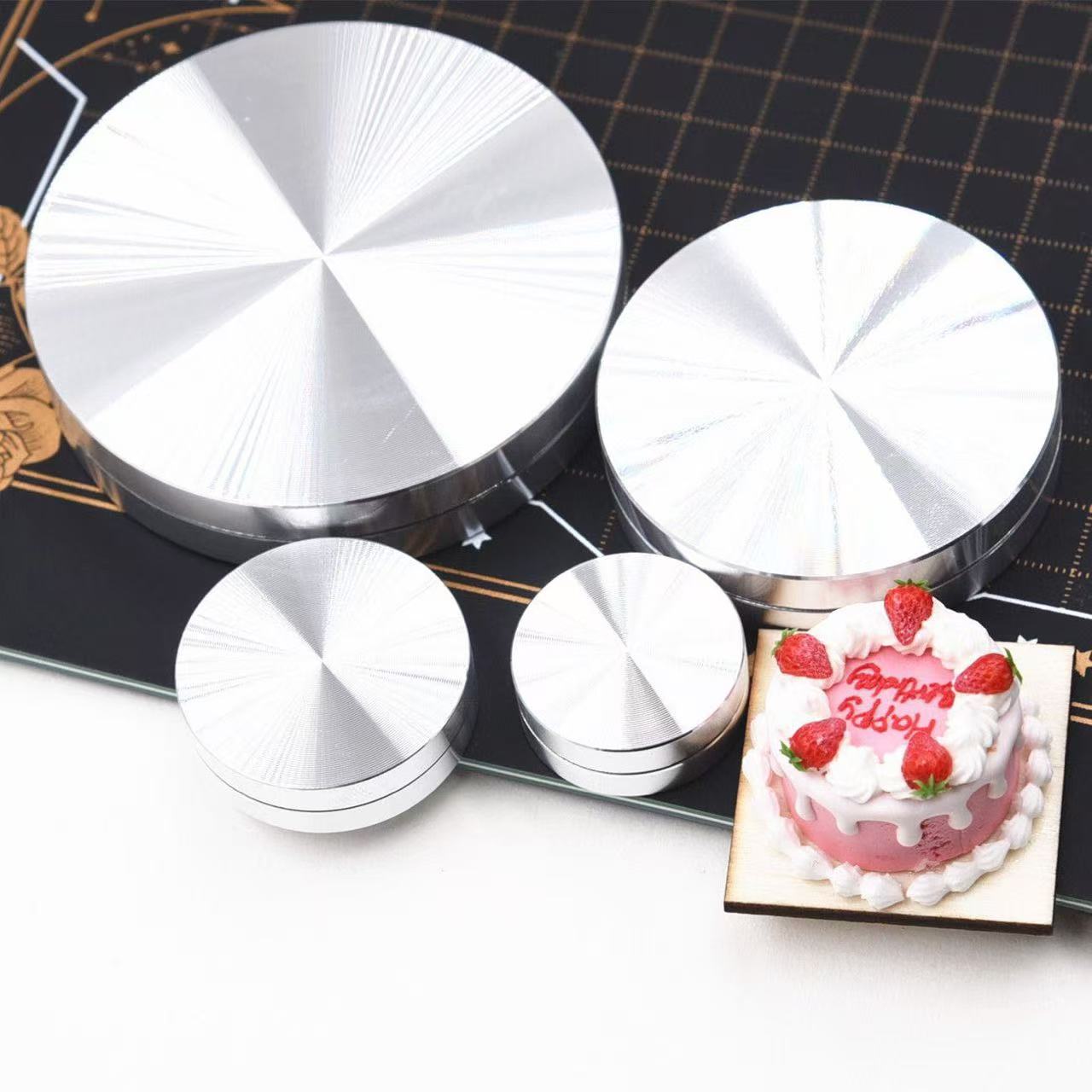 미니어처 알루미늄 턴테이블 - 가벼운 점토 조각용 회전 - Cake Decorating Turntable 리뷰 및 가격