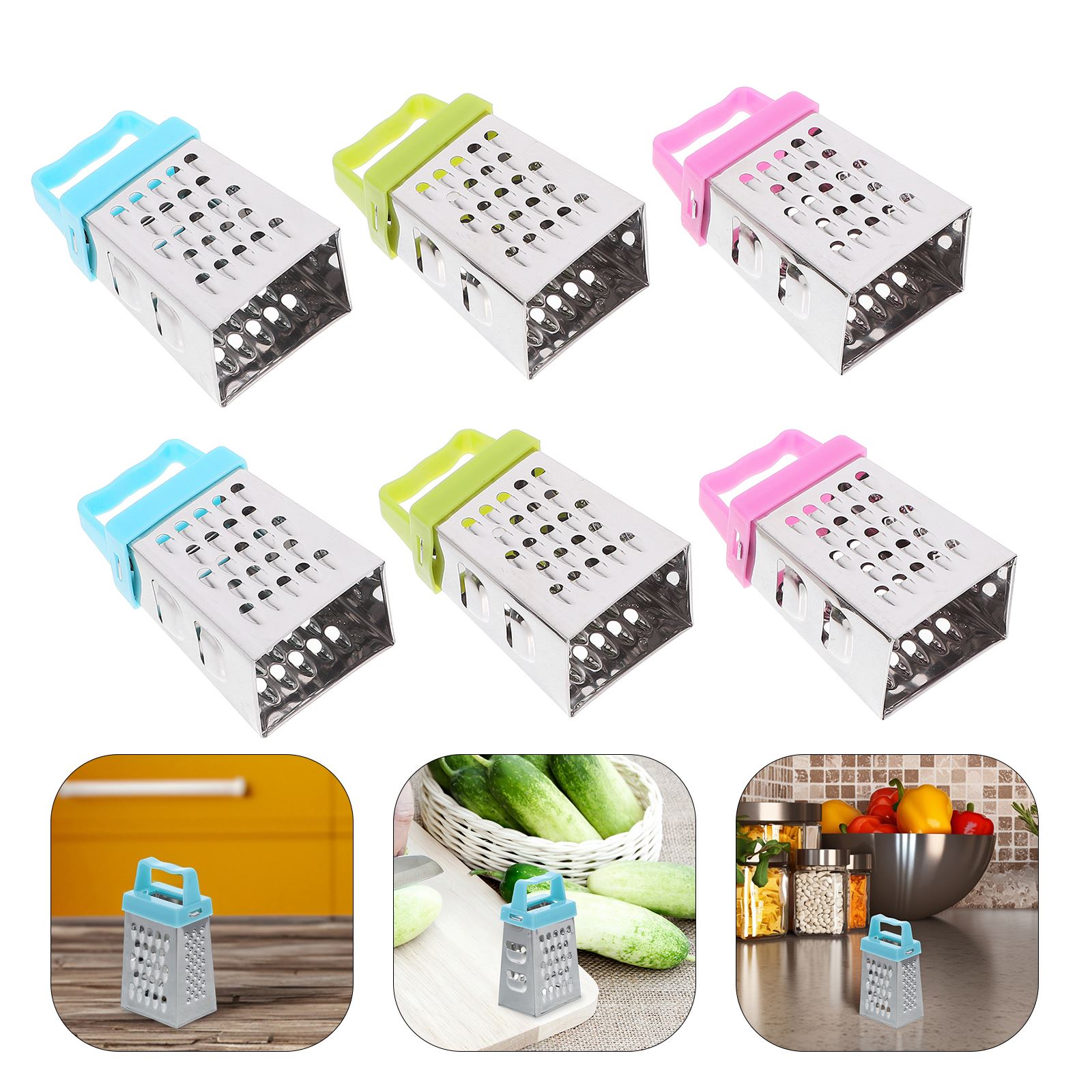 6Pcs 미니 강판 상자 치즈 강판 마늘 생강 강판 슬 - Cheese Grater Box 리뷰 및 가격