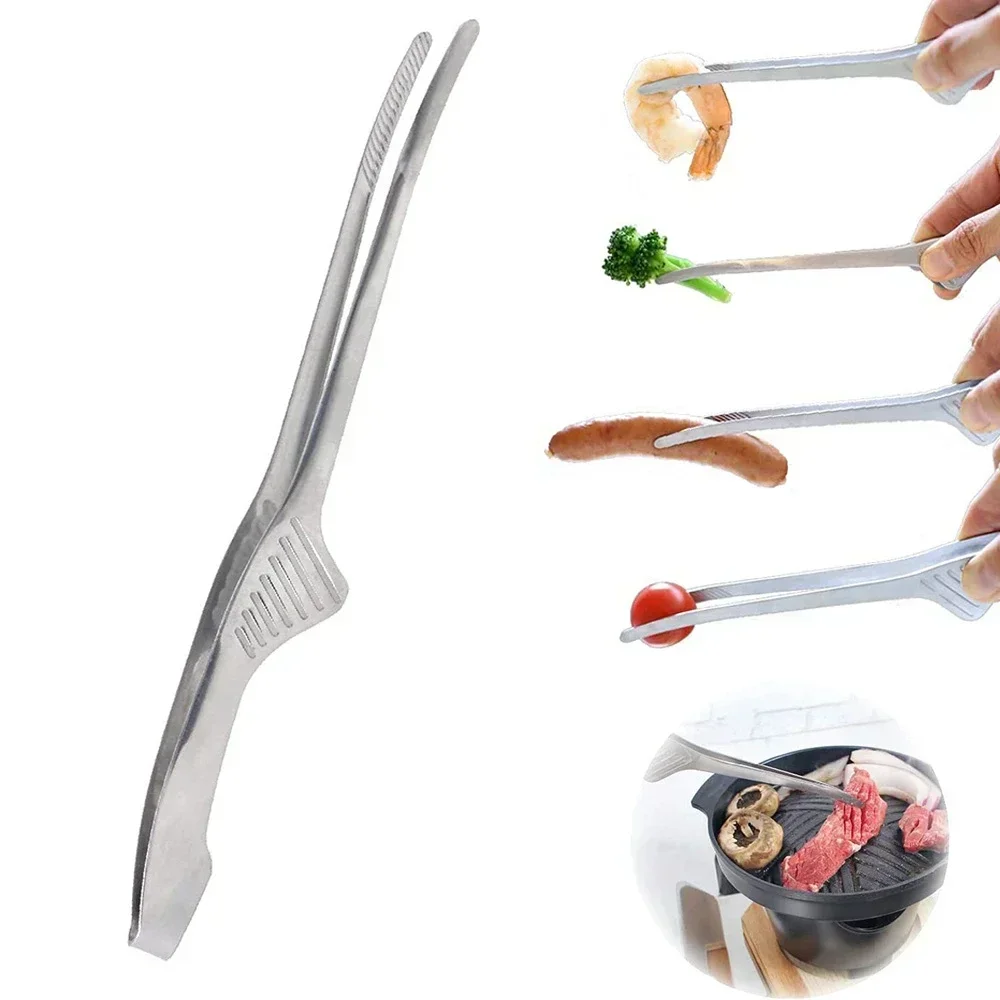 1/2/5Pcs 스테인레스 스틸 음식 집게 한국식 바베 - Korean Kitchen Gadgets 리뷰 및 가격