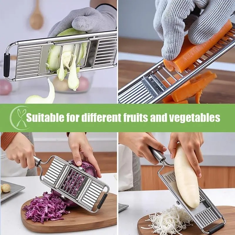 전문가용 핸드헬드 푸드 그레이터 세트 4개 교체형 블레 - Cheese Grater Box 리뷰 및 가격