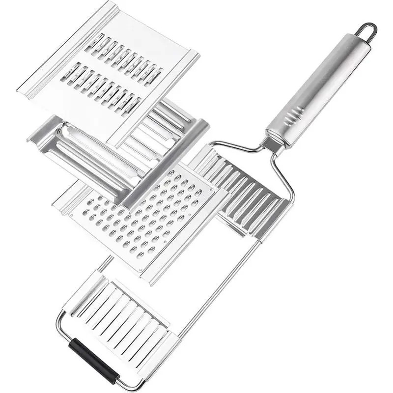 전문가용 핸드헬드 푸드 그레이터 세트 4개 교체형 블레 - Cheese Grater Box 리뷰 및 가격