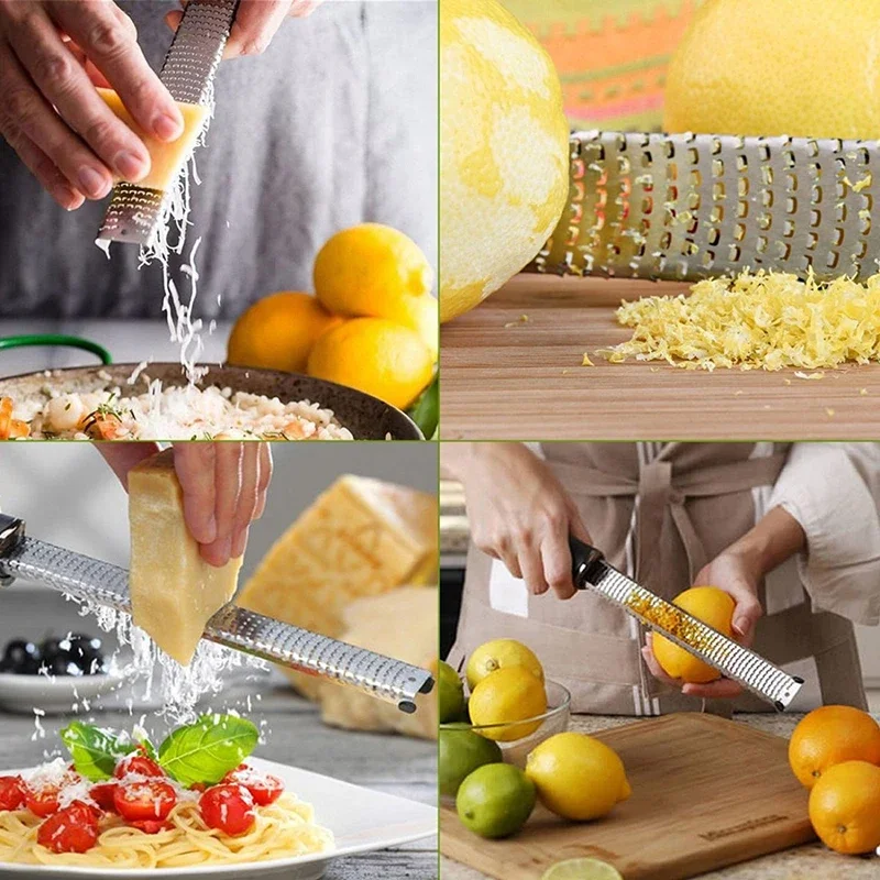 스테인레스 스틸 치즈 강판 슬라이서 레몬 Zester  - Cheese Grater Box 리뷰 및 가격