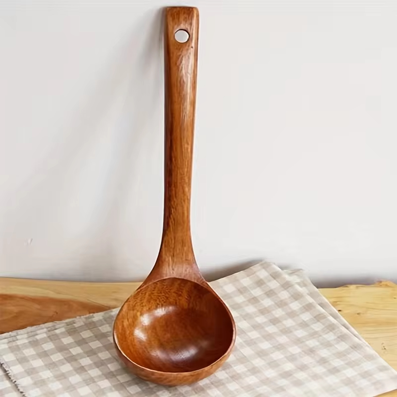 붙지 않는 나무 요리 숟가락 1개, 주방용 매일 고체  - Kitchen Gadgets Cool 리뷰 및 가격
