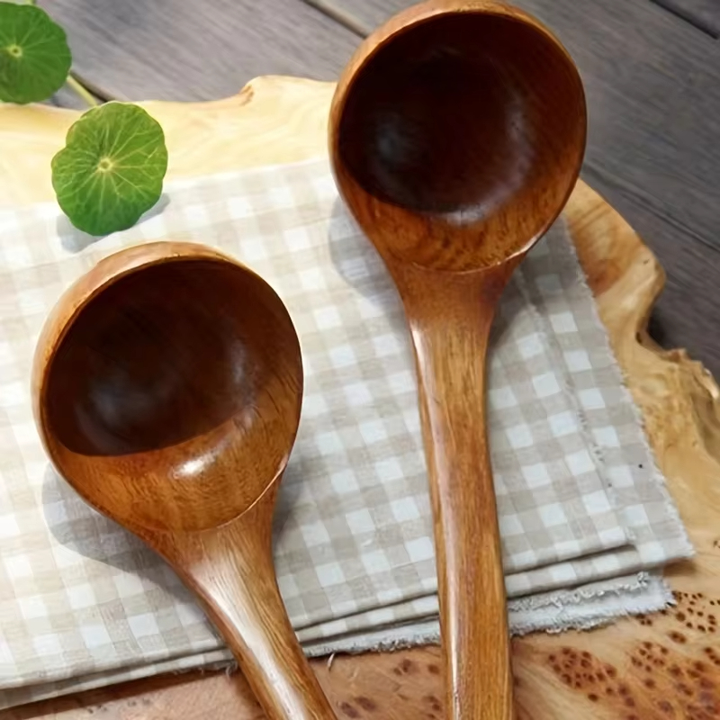 붙지 않는 나무 요리 숟가락 1개, 주방용 매일 고체  - Kitchen Gadgets Cool 리뷰 및 가격